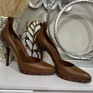 Gucci Leather high heels shoes size 37 1/2